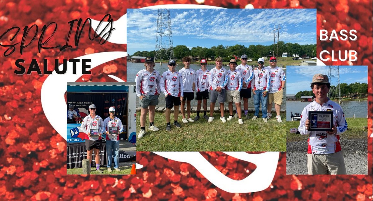 SPRING SALUTE! The @CrosbyHigh Bass Club ended the year finishing 8th out of 113 schools in the State Tournament. Thank you, anglers and Mr. Thompson for your hard work! 📲 crosbyisd.org/springsalute #MovingForward