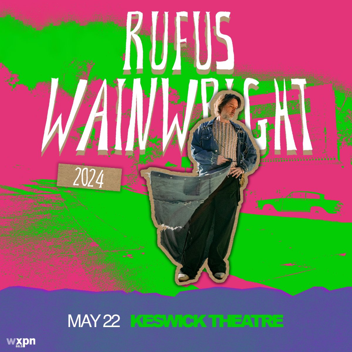 TONIGHT! We’ve got an evening with Rufus Wainwright! Doors open at 7pm, showtime is 8pm, and some tickets remain.