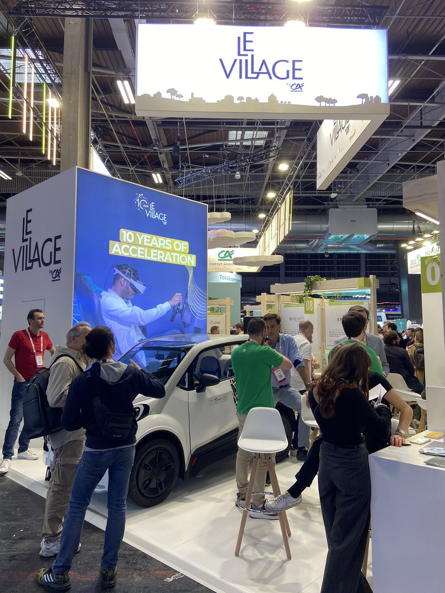 Petit tour du côté des startups de <a href="/LeVillagebyCA/">Le Village by CA</a> à #VivaTech 

25 startups accompagnées par Le Village by CA sont là pour vous présenter leurs innovations ! RDV sur le stand D39 😉 

#CAVivaTech