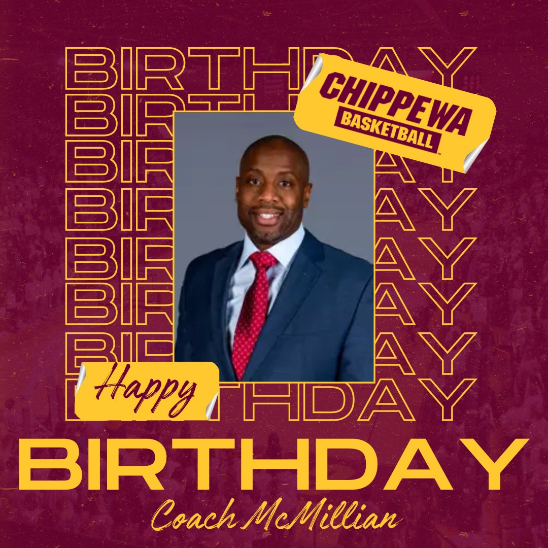 Help us wish Coach Chris McMillian a very Happy Birthday!!🎉 #FireUpChips🔥👆🏀