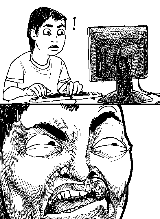 When you get an invite to play League. 
*BLOCKED*