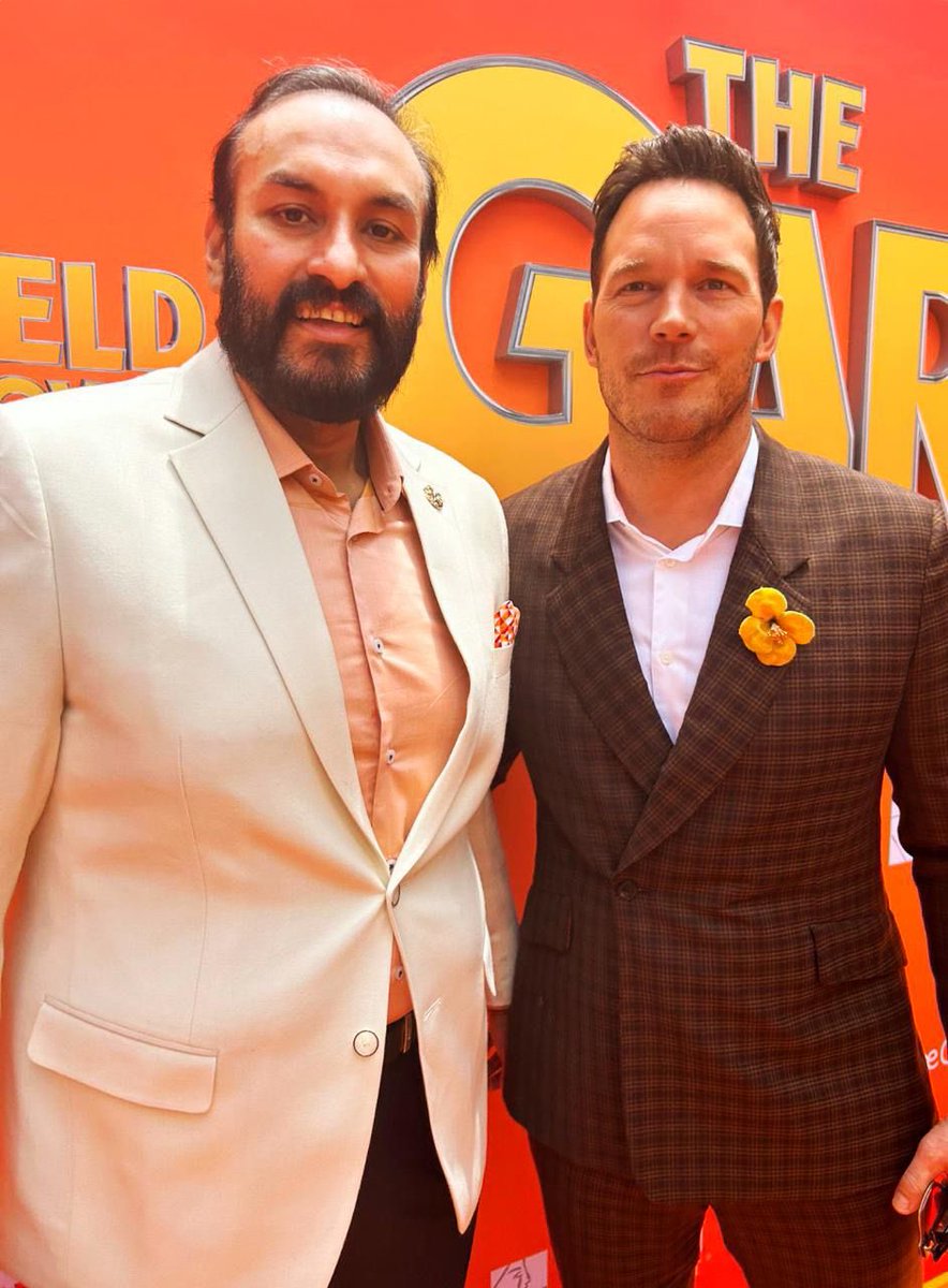 #NamitMalhotra’s Prime Focus Studios, along with his seven-time Academy Award-winning DNEG, brings 'Garfield' to life as he turns producer! As the Producer of 'The Garfield Movie', Malhotra celebrated the success with #ChrisPratt and the cast at the LA premiere.