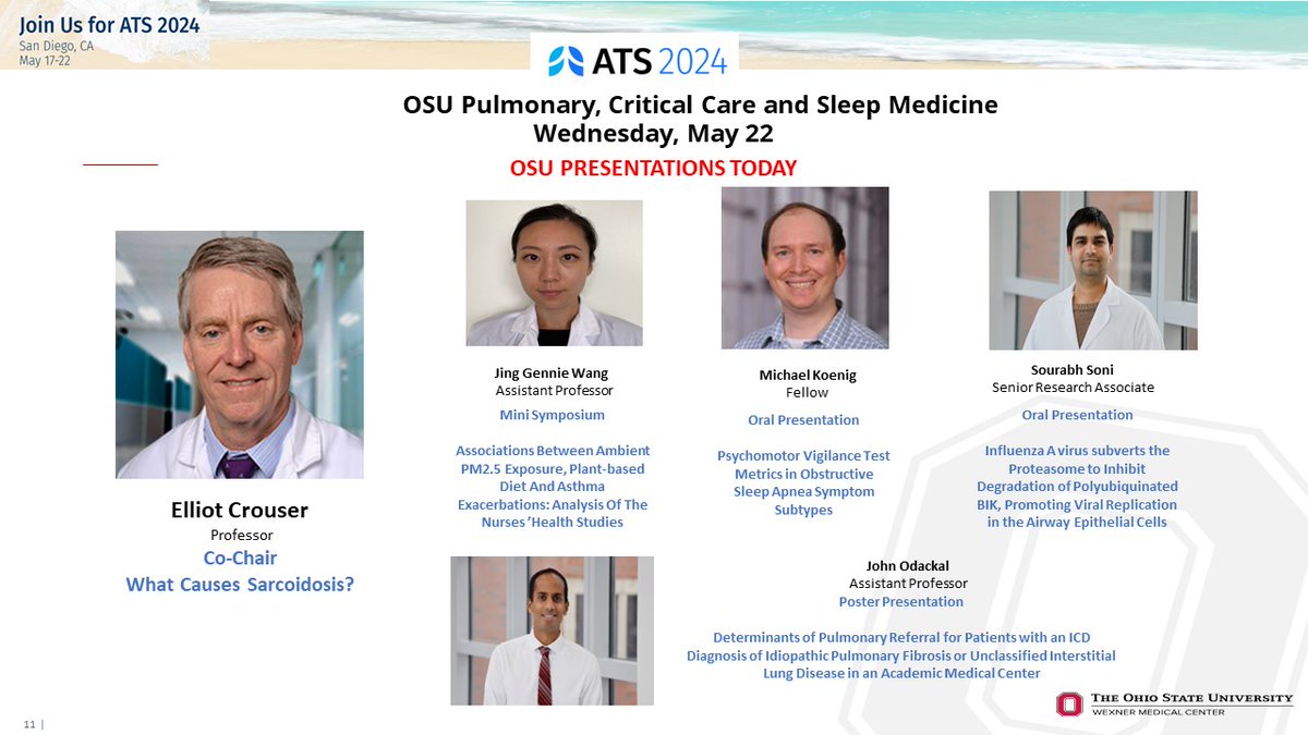 OhioStateDHLRI (@ohiostatedhlri) on Twitter photo Last Day of #ATS2024 and Last Day to join one of the OSU Presentations <a href="/OSUWexMed/">The Ohio State University Wexner Medical Center</a> <a href="/OhioStateMed/">The Ohio State University College of Medicine</a> Last Day of #ATS2024 and Last Day to join one of the OSU Presentations <a href="/OSUWexMed/">The Ohio State University Wexner Medical Center</a> <a href="/OhioStateMed/">The Ohio State University College of Medicine</a>