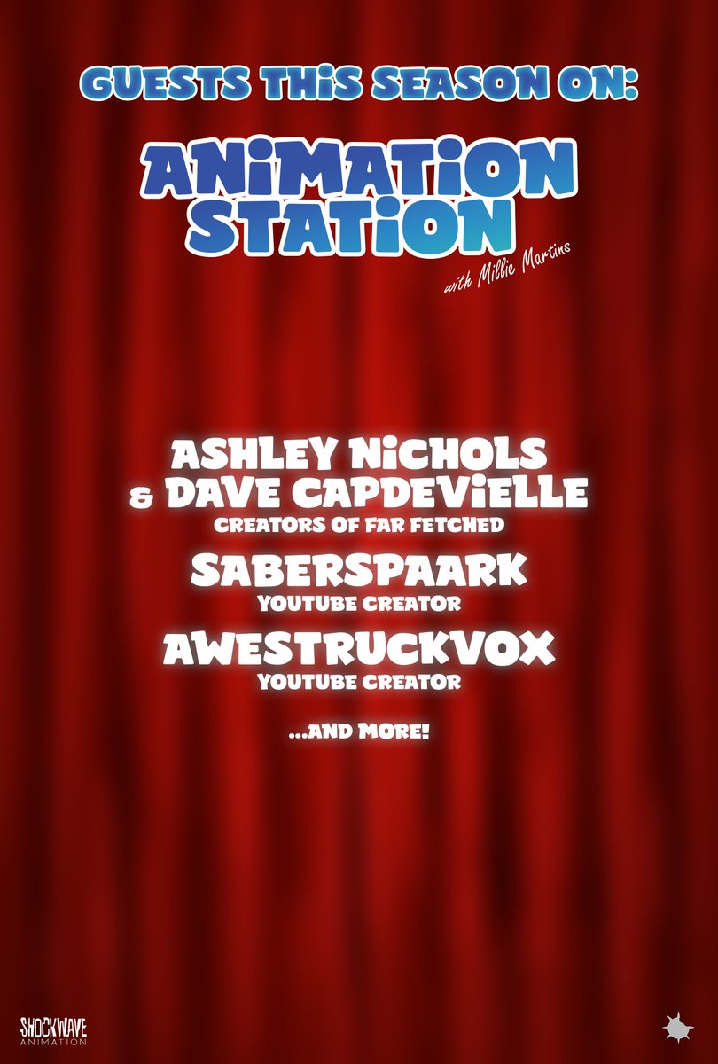 In case you missed it, Here are the Season One of Animation Station guests!