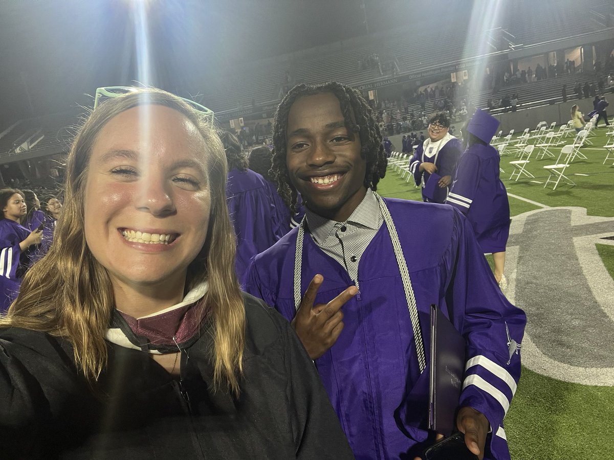 Coach__Dunn's tweet photo. Congrats to all the graduates of the class of 2024. Always love to work graduation and see them walk across the stage 💜 https://t.co/4Ole2iJQ3D