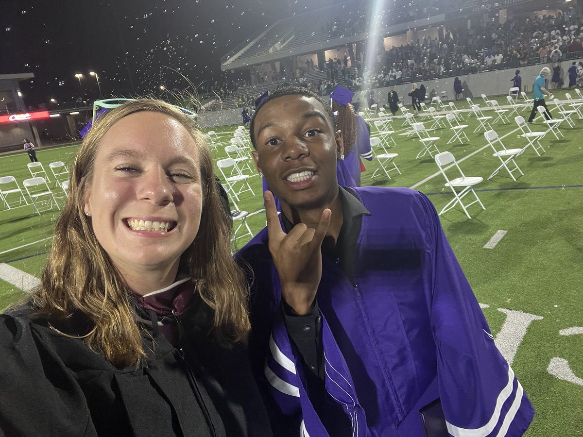 Coach__Dunn's tweet photo. Congrats to all the graduates of the class of 2024. Always love to work graduation and see them walk across the stage 💜 https://t.co/4Ole2iJQ3D