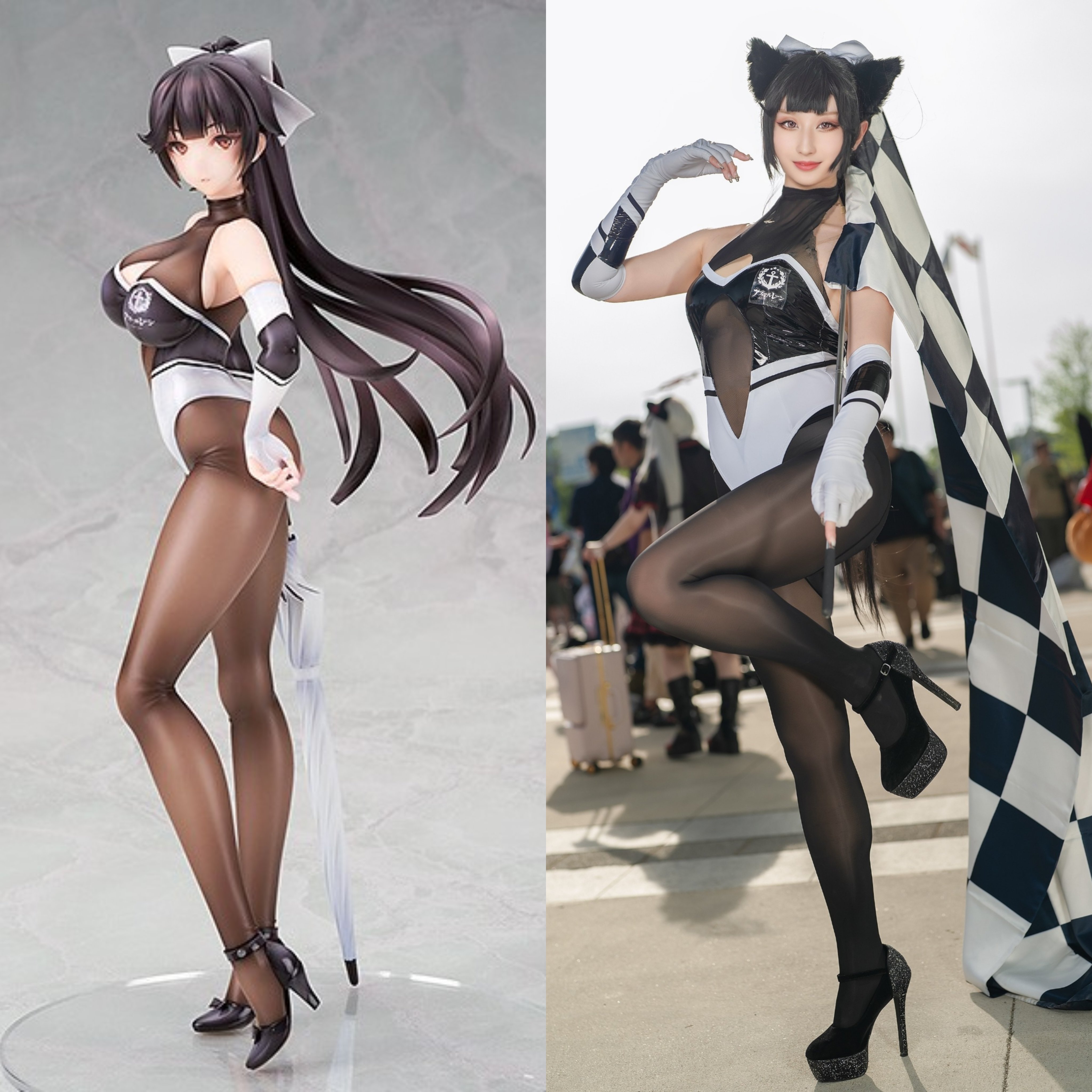 高雄 レースクイーン コスプレ衣装 『アズールレーン』 新スキン