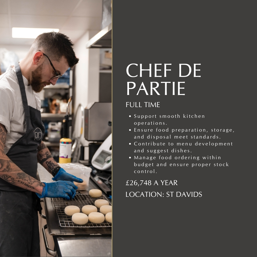 We are looking for an experienced Chef de Partie to join our award winning, warm and friendly team in our Three Rosette Blas Restaurant.

Check out our other vacancies &amp; more information here -  ow.ly/PJ4G50ROBF6