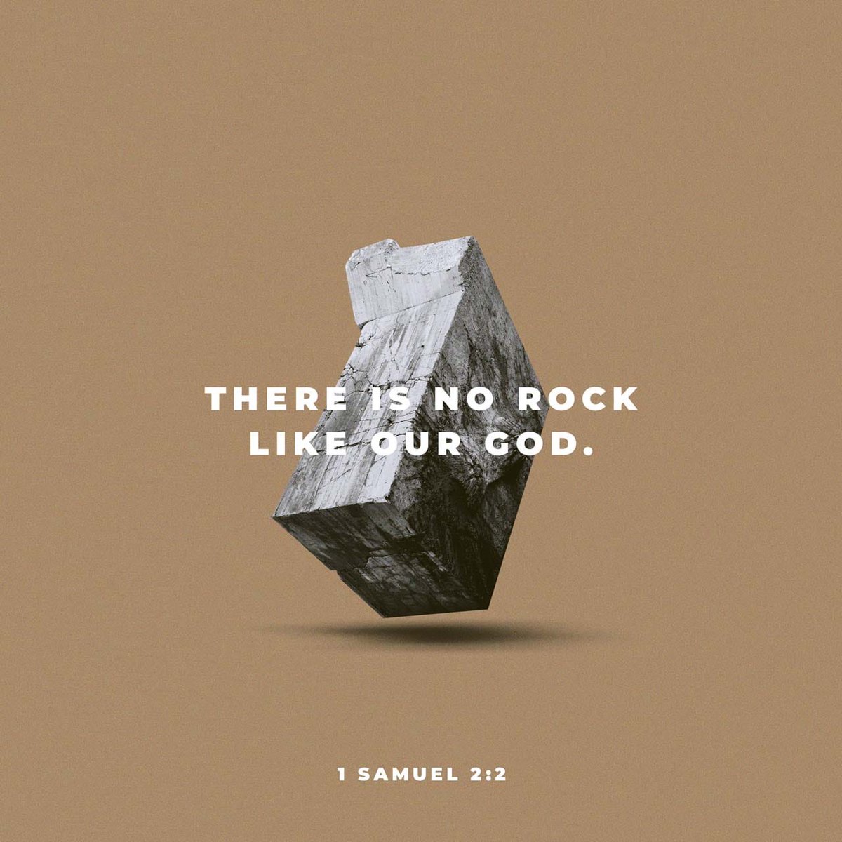 1 Samuel 2:2 NASB There is no one holy like the Lord, Indeed, there is no one besides You, Nor is there any rock like our God. #dailybread #dailyverse #scripture #bibleverse #bible #jesus