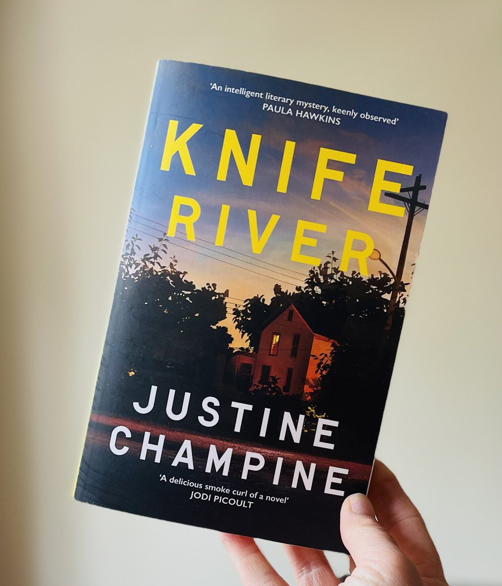 Thank you so much to Beth and #ManillaPress and @bonnierbooks_uk for my copy of #KnifeRiver by #JustineChampine which is out on June 6th. Described as a new voice in literary crime, I think this sounds brilliant!