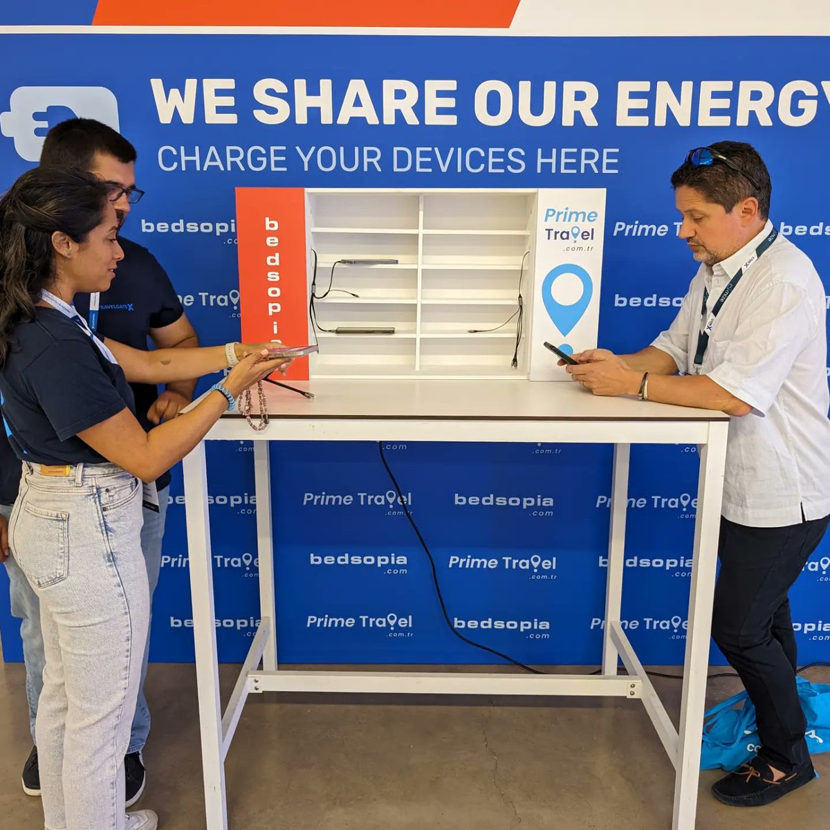 If you need to recharge your devices, head to the Bedsopia/PrimeTravel charging station. Thank you very much for supporting us! #conx2024 #afterx2024 #connections #travel #tech #industry #networking #conference #Mallorca #B2B #speakers #sponsors #tourism #B2B