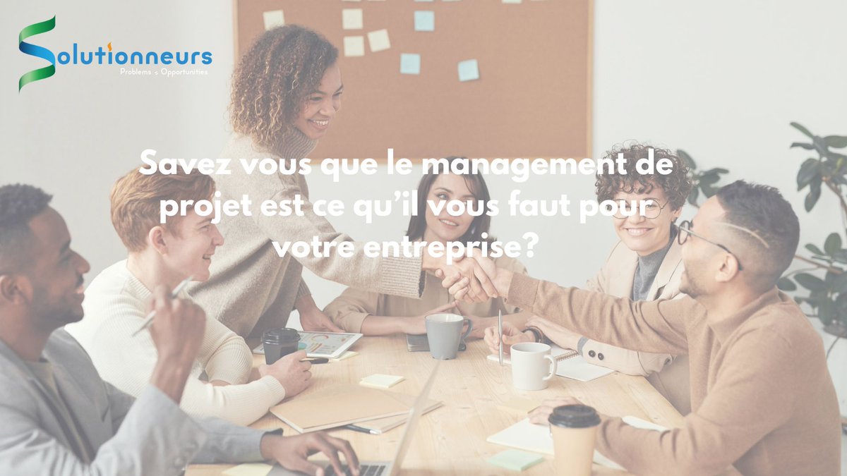 Si vos projets sont livrés en retard et que vous avez noté un manque de méthode et de communication entre vos équipes,  Vous et votre entreprise avez besoin de mettre en place une méthode de gestion de projet ! 📷
pour en savoir plus ecris nous 
wa.me/message/H6Q46D…