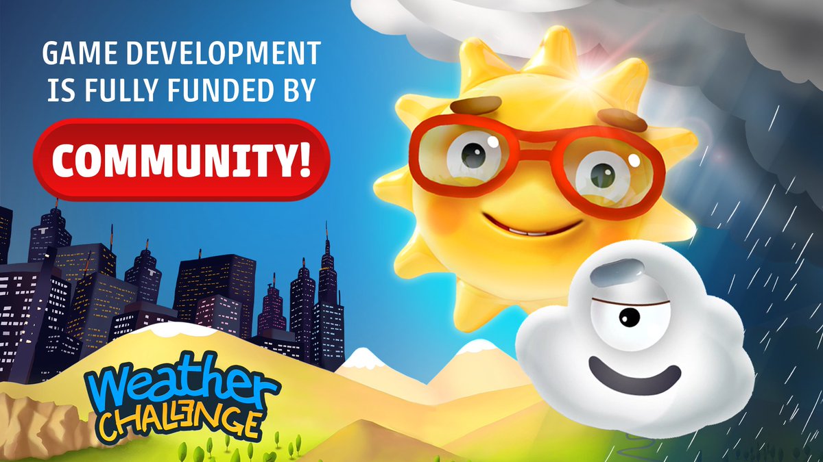 Weather Challenge: Fully Funded by the Community! 🌦🎮✨

Thanks to our amazing community, the game development is now fully funded! Stay tuned for more updates! 🔜