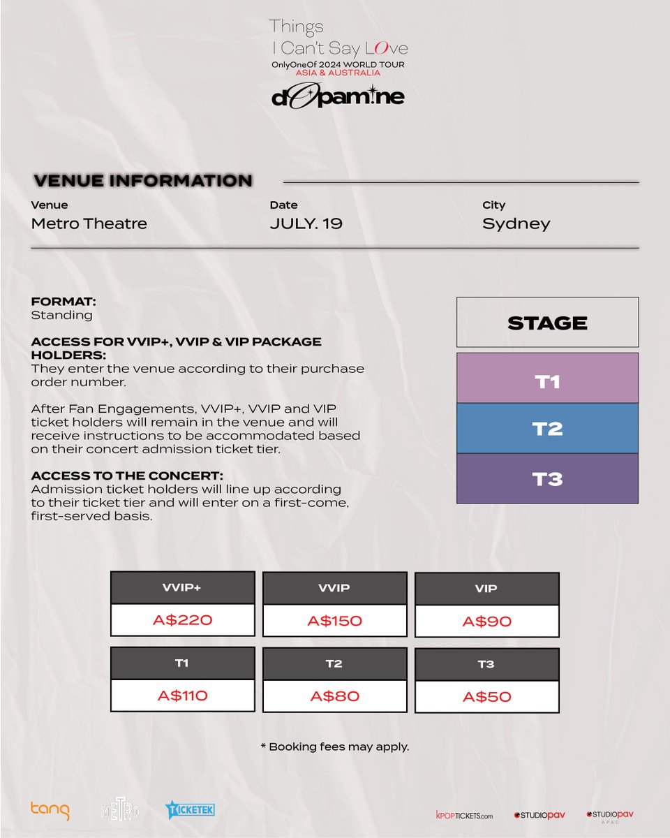 studiopav_APAC's tweet photo. #lyOn from Australia, your venue maps are here! 💕

⚠️Tickets on sale May 24 on https://t.co/eTxJTlH98V! 🔗🛒

📌Taipei, Hong Kong and Ho Chi Minh City – due to special circumstances, your tickets will go on sale at a later time. Please stay tuned! https://t.co/jAKroLFuOg