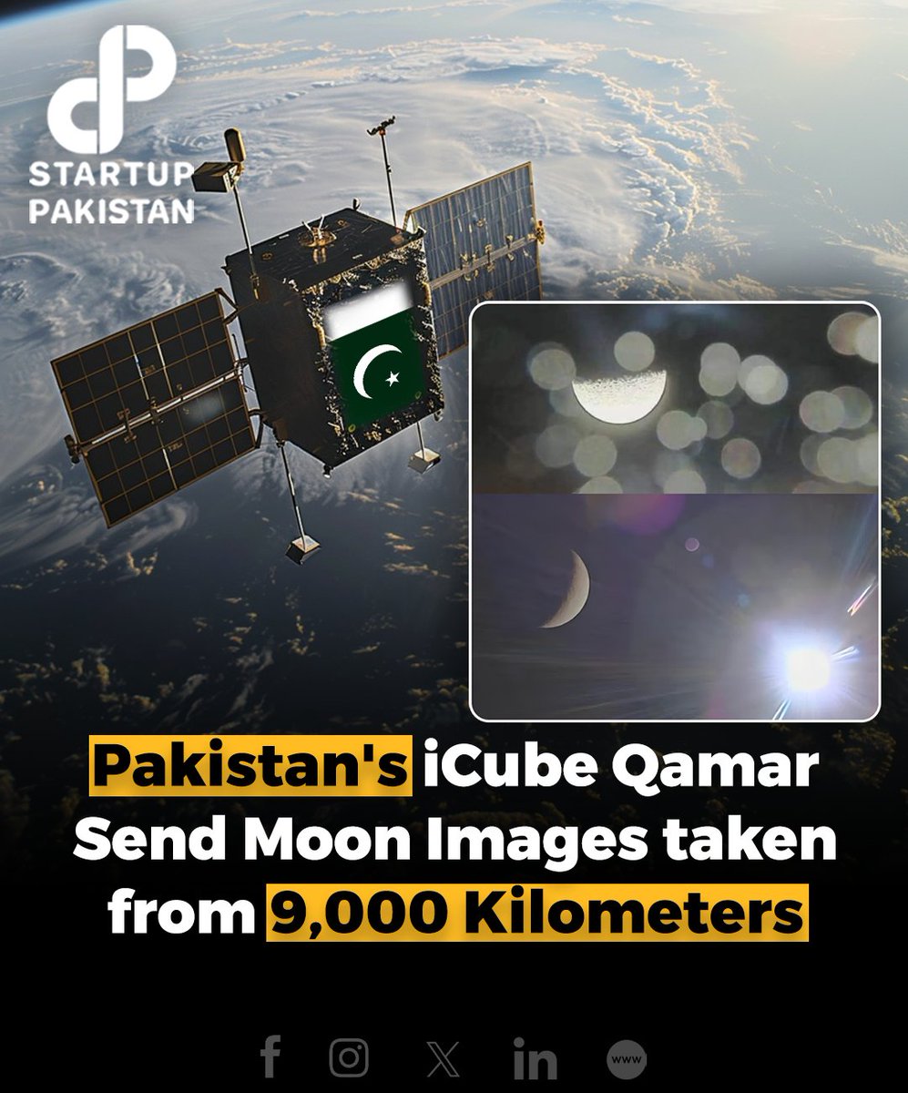 In an exclusive conversation, Dr. Khurram Khursheed, a member of the iCubeQ team, stated that iCube Q is successfully continuing its journey around the moon. #Pakistan #Icube #send #moonimages