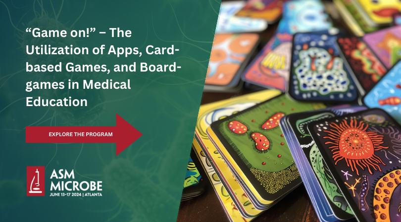Join usto explore the dynamic world of games and apps targeting medical sciences. Register now for #ASMicrobe 2024! asm.social/1SA #MedicalEducation #GamesInMedicine #MicrobiologyEducation