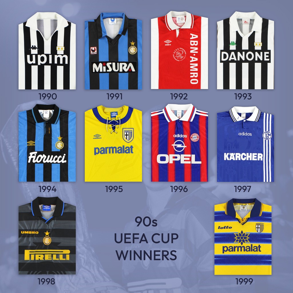 90s Uefa Cup Winners 🏆 Who had the best shirt?
