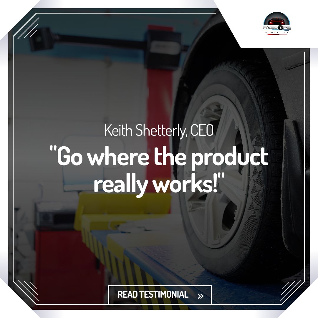 'Go where the product REALLY works!'

We have many raving testimonials and hundreds of happy clients.

Are you going to be one of them?

buff.ly/4d1noHa 

#fixedops #solutions