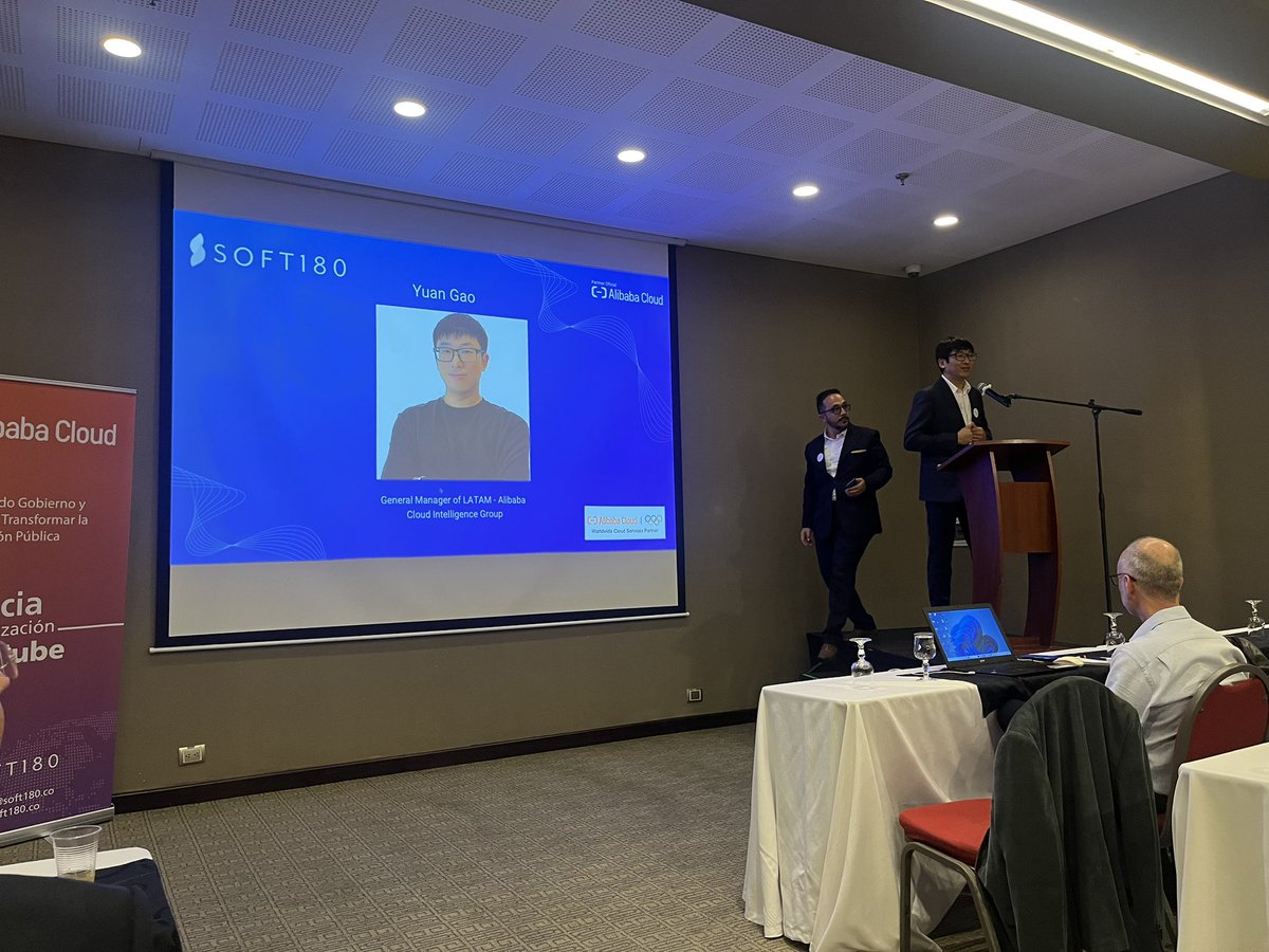 AndresCarboA's tweet image. Hoy presentes en el lanzamiento de @alibaba_cloud  en Bogotà Región. #ClusterSoftware @camaracomerbog apoyo para que @soft180 @itosoftware sean socios estratégicos para la implementación de esta solución en colombia. Felicitaciones y éxitos en su implementación y desarrollo.
