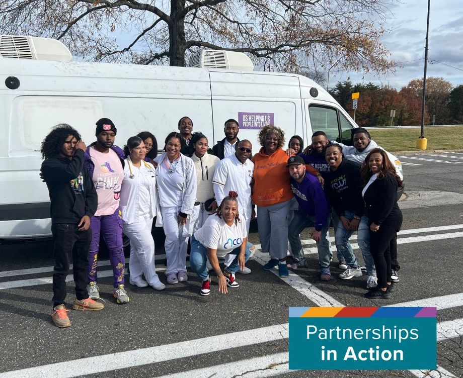 #PartnershipsInAction This month, we are highlighting Us Helping Us. Their fleet of mobile health units serve the greater Washington, DC area and provide access to sexual health screening as well as linkage to PrEP, PEP, and HIV specialty care.