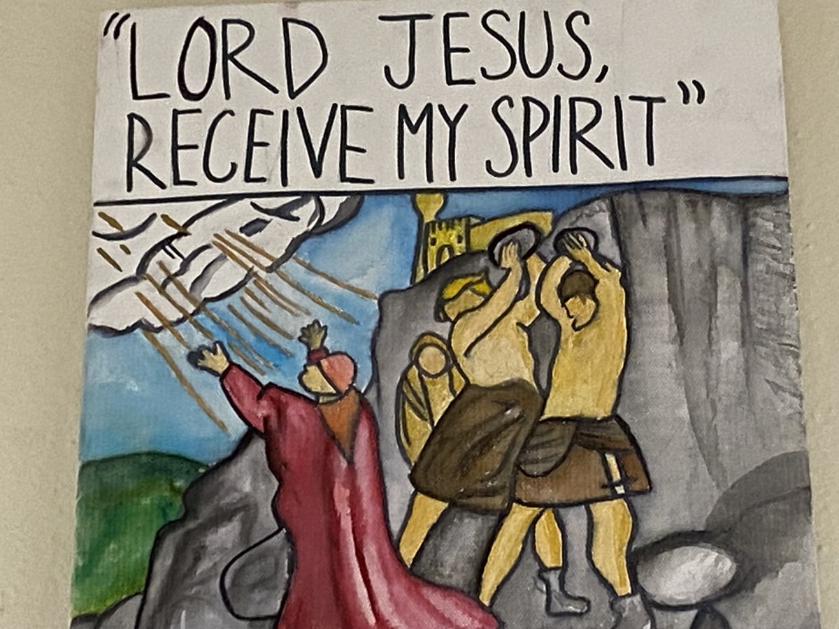 The Church has a rich history of proclaiming Scripture via sacred art. TC freshmen have entered into this beautiful evangelization effort. Can you guess the New Testament stories being represented?