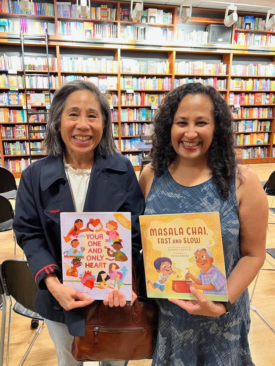 Rajani LaRocca’s MASALA CHAI FAST AND SLOW Book Launch at Belmont Books buff.ly/3wN5h7A via @pragmaticmom @rajanilarocca @candlewick #picturebook #ReadYourWorld #AsianPacificHeritageMonth #masalachai