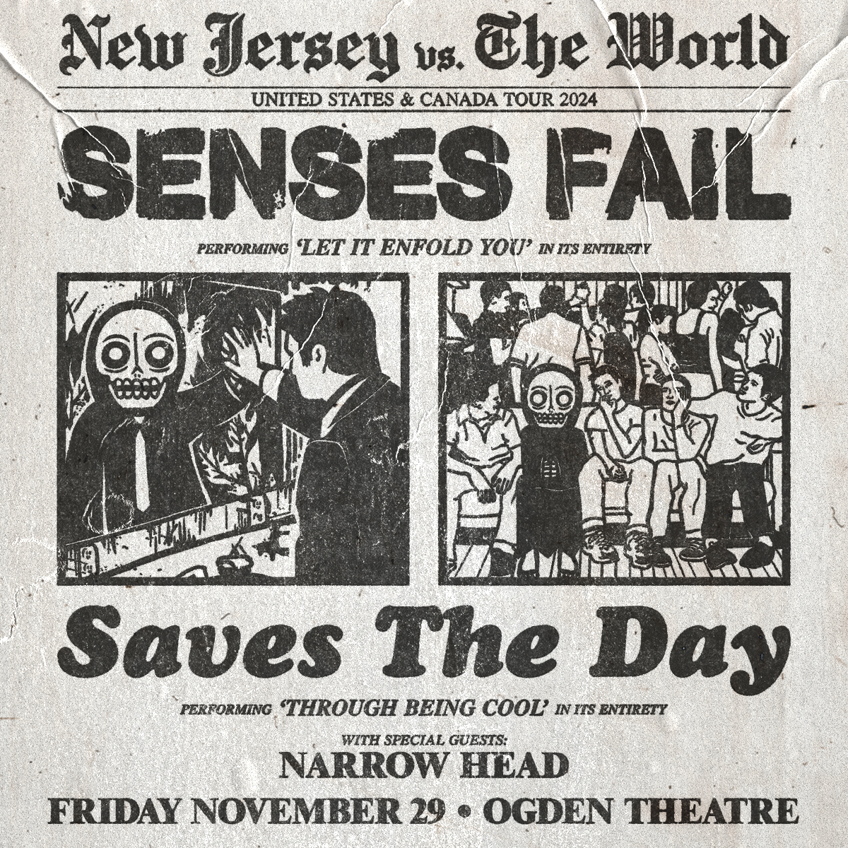 senses fail & saves the day presale happening today 10a - 10p  PW: SENSESSAVES 🎟️ axs.com/events/565600/…