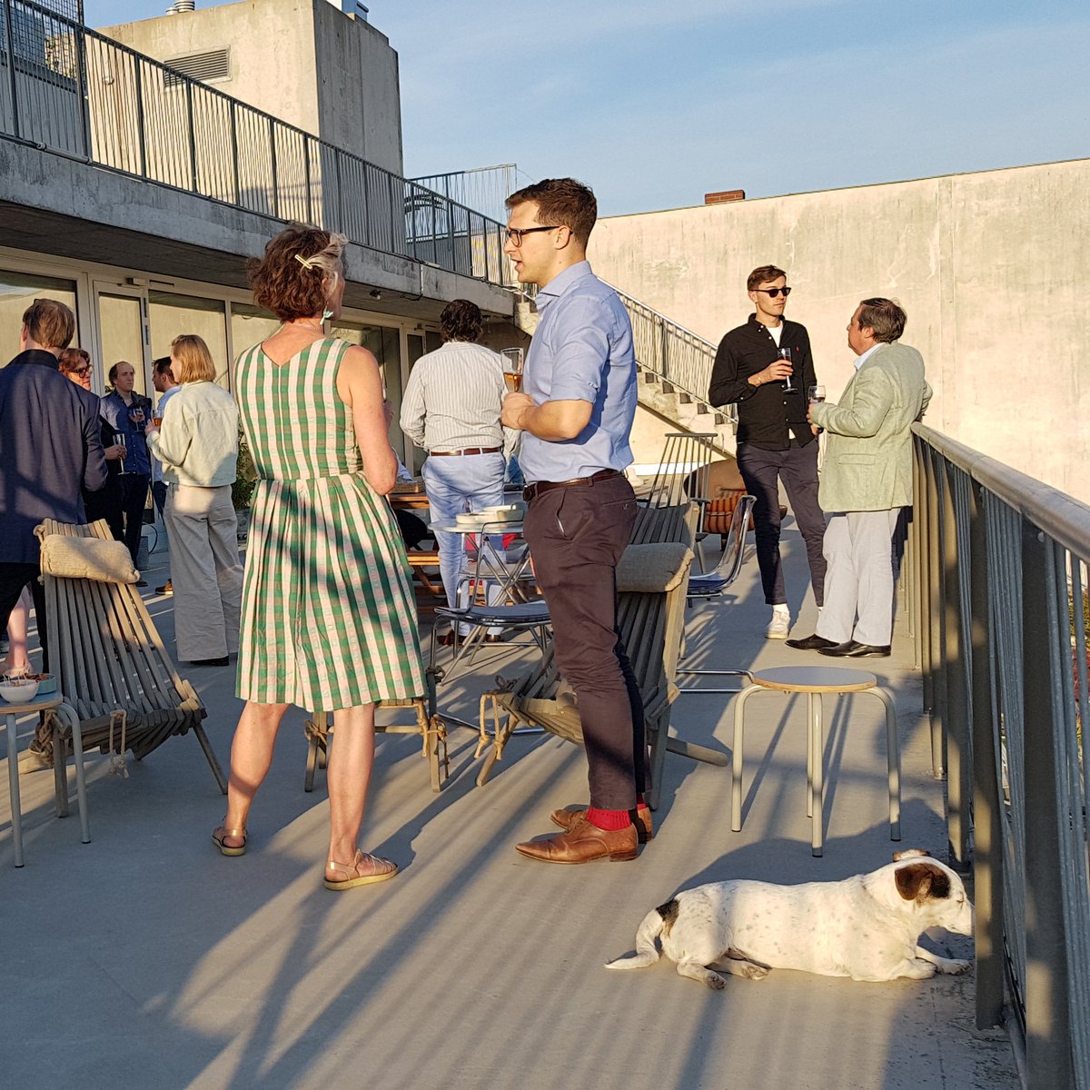 SchimmerPR's tweet photo. Images from our small reception last week during @ClassicalNEXT in Berlin.... lovely guests, good talks and a sweet "cup of tea" ....🐶 @AeneasHumm @kebyart @OdessaClassics @AskonasHolt https://t.co/HXscLy7eJW