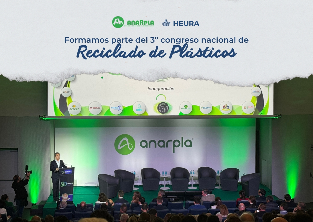 ➡️ El 17 de mayo, Heura, representada por Jose Vicente Ronda y Jose Guaita, participó en el III Congreso Nacional de Reciclado Plástico en el Auditorio del Cívitas Metropolitano. Organizado por ANARPLA, el evento reunió a más de 450 participantes y expertos.

#Heura