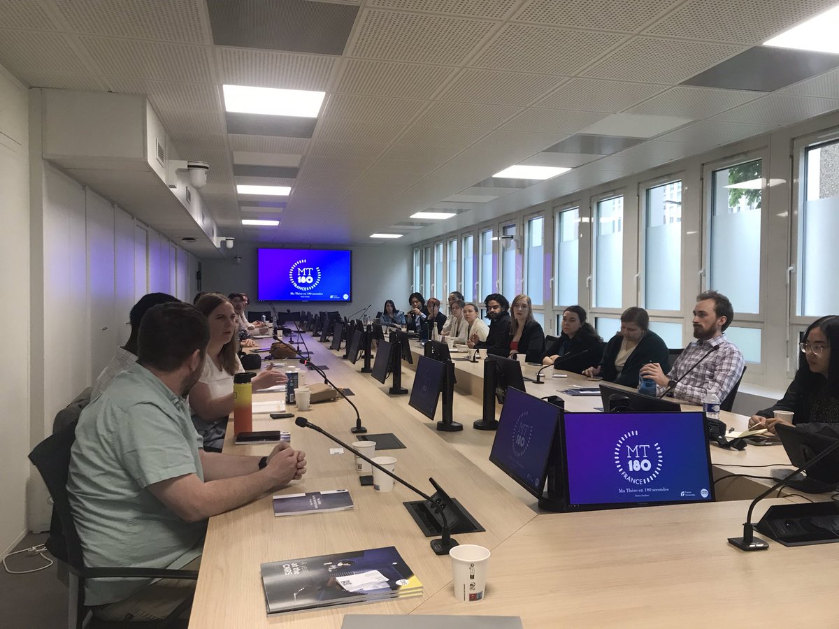 JeanTheves's tweet photo. 🌎#CNRSinternational welcome to @KansasUniv and thank you for the interesting debate on communicating science, whether as a PhD student or as an international research organisation such as @CNRS https://t.co/mCrAZWbfvu