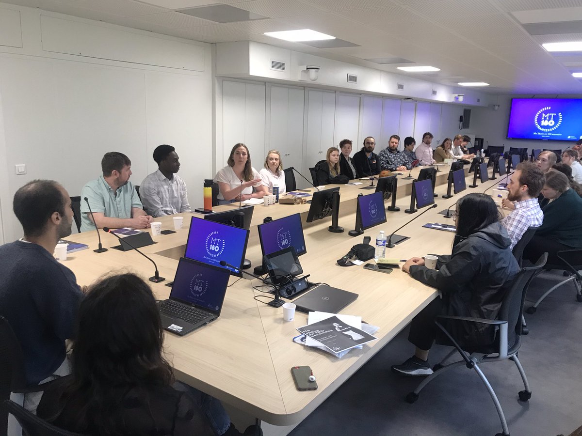 JeanTheves's tweet photo. 🌎#CNRSinternational welcome to @KansasUniv and thank you for the interesting debate on communicating science, whether as a PhD student or as an international research organisation such as @CNRS https://t.co/mCrAZWbfvu