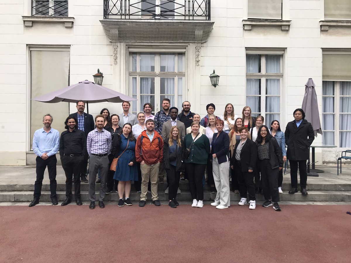 JeanTheves's tweet photo. 🌎#CNRSinternational welcome to @KansasUniv and thank you for the interesting debate on communicating science, whether as a PhD student or as an international research organisation such as @CNRS https://t.co/mCrAZWbfvu