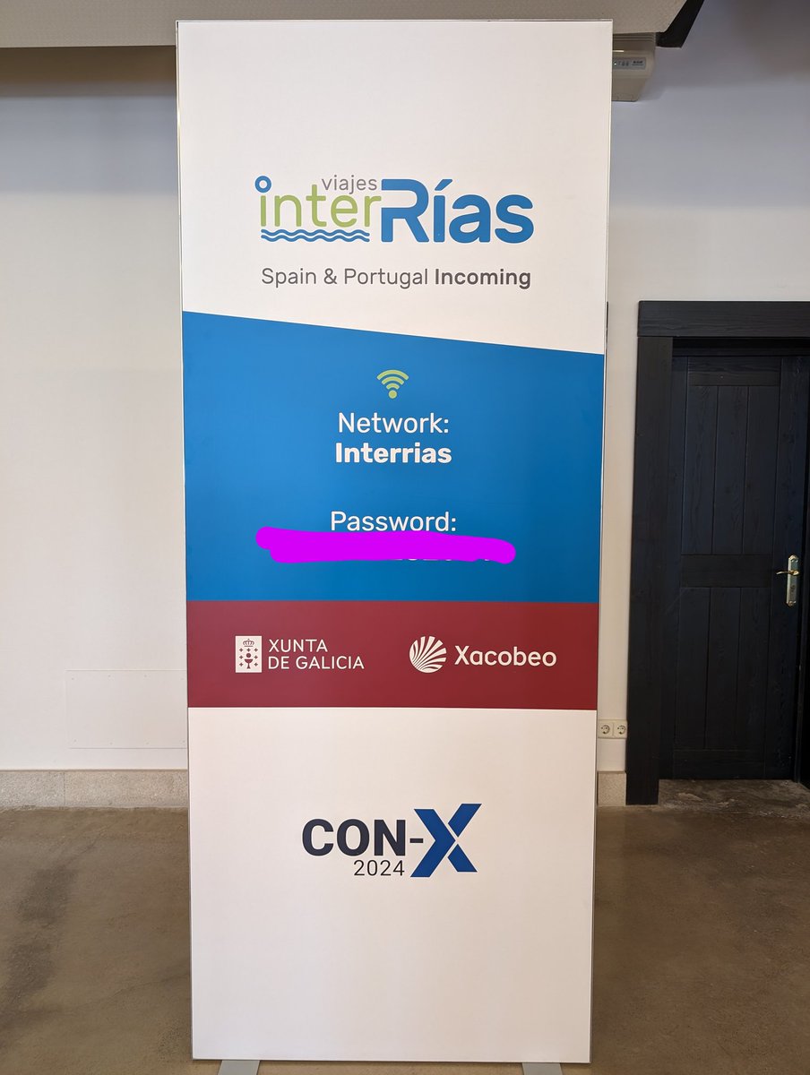 Special thanks to Xunta de Galicia & Interrias for providing WIFI connectivity once again at Con-X 2024! #conx2024 #afterx2024 #connections #travel #tech #industry #networking #conference #Mallorca #B2B #speakers #sponsors #tourism Make sure to discover the password!