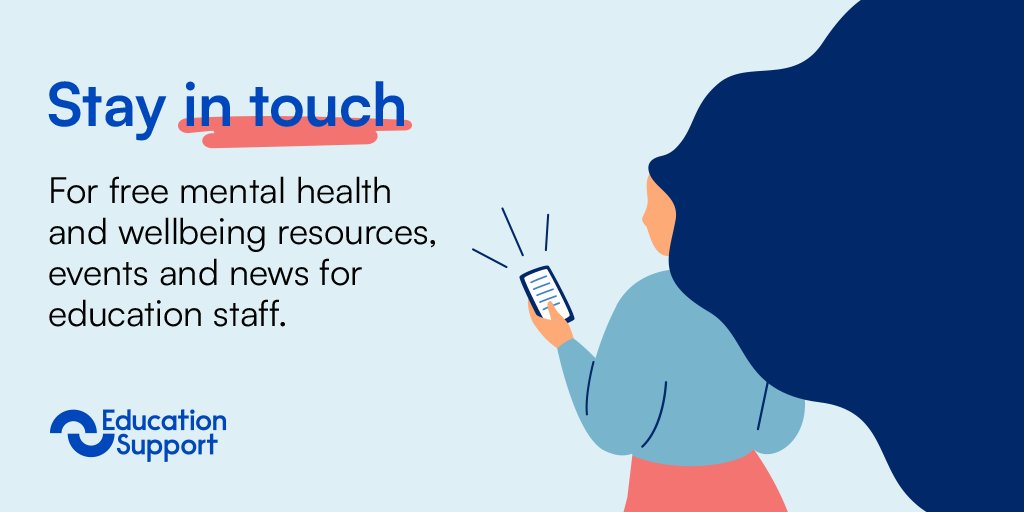 Stay in touch! Sign up to our newsletter for the latest mental heath and wellbeing resources, news and events straight to your inbox. 💌 Subscribe here: ow.ly/pkz150RQzja #TeacherWellbeing #MentalHealthAwareness #Teachers