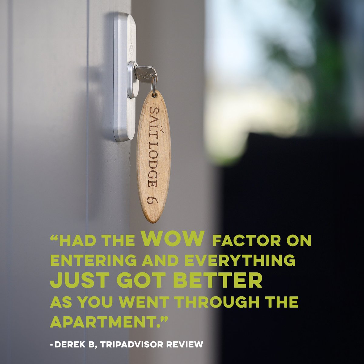 SaltLodgeHotel's tweet photo. Wondering why we're rated 5⭐ on TripAdvisor? 🤔

We'll let Derek clue you in... 👇 https://t.co/fyrSqzyXX0