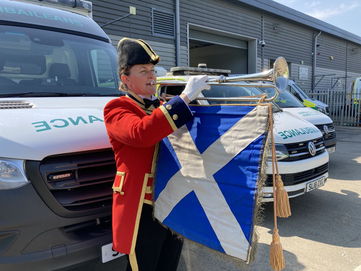 Congratulations to SORT's Gerry Goodall who became the first female trumpeter of Scotland Gerry performed at the General Assembly for the Church of Scotland attended by Prince Edward Gerry 'It was an honour and a privilege to be asked' Read more://www.scottishambulance.com/