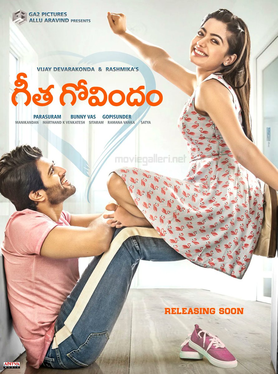 3. #GeethaGovindam ; IMDb 7.7 ⭐
Romantic | Comedy