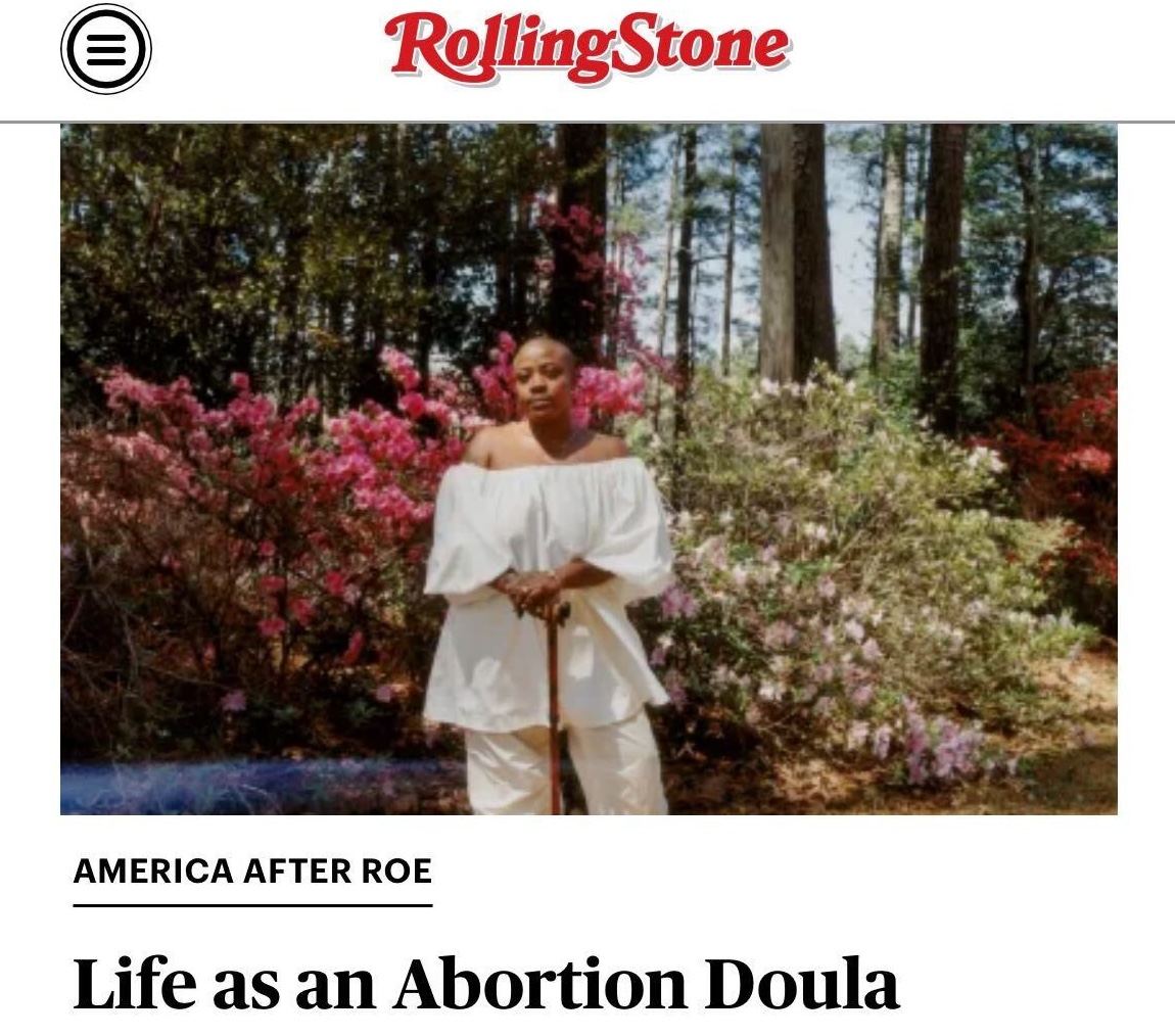 With debates swirling around reproductive rights in the U.S. right now, abortion doulas like Ash Williams have often been left out of conversations regarding care, even within reproductive spaces.

Story: rollingstone.com/politics/polit…