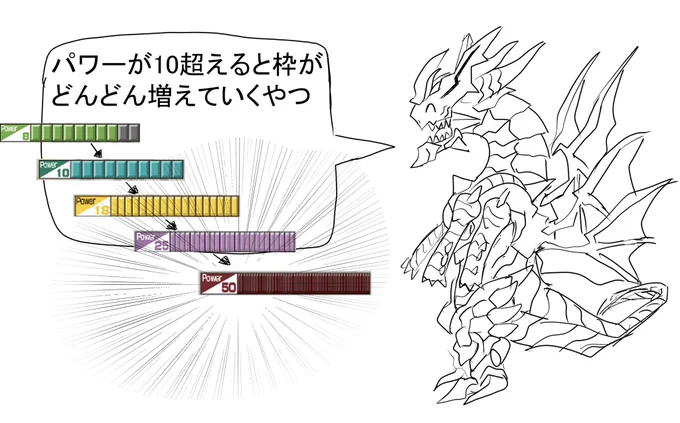 好きな神羅万象チョコのパワー表記発表ドラゴン 