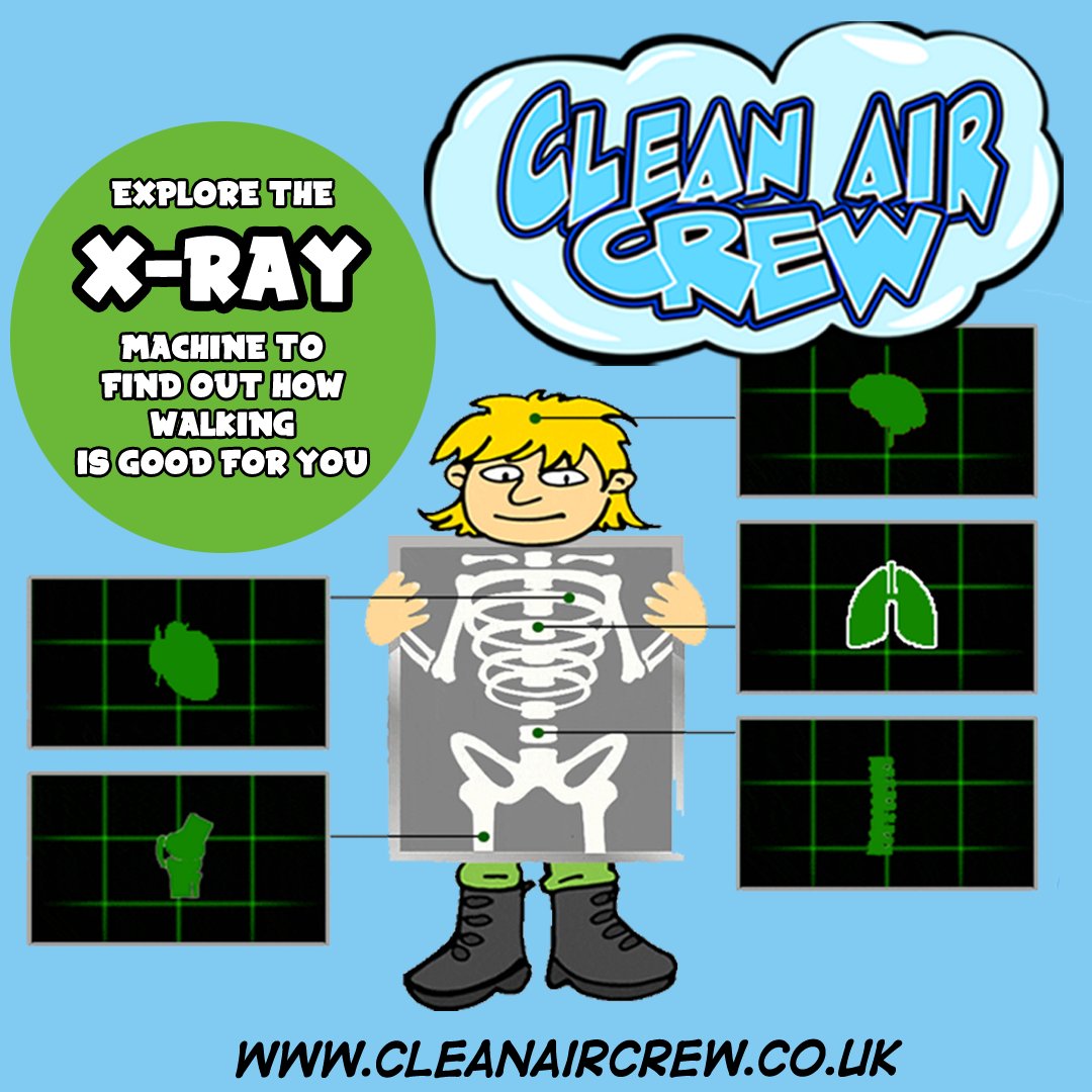 This week we have been supporting #WalkToSchoolWeek. Schools can sign up for supporting resources @ cleanaircrew.co.uk and get involved year round! Parents can sign up too - ask your school if they have joined the crew yet!