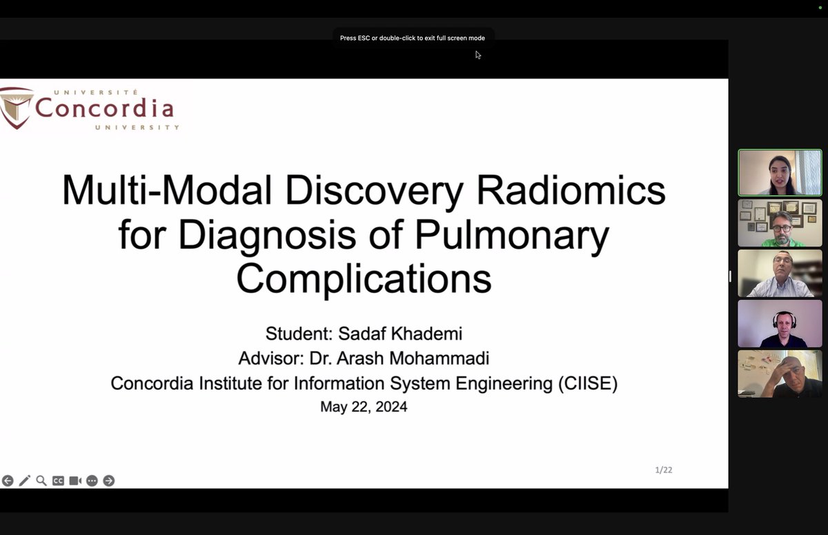 I_SIP_Lab's tweet photo. Good luck to Sadaf on defending her Ph.D. Comprehensive Exam entitled "Multi-Modal Discovery Radiomics for Diagnosis of Pulmonary
Complications". https://t.co/Nq6N2OJkES
