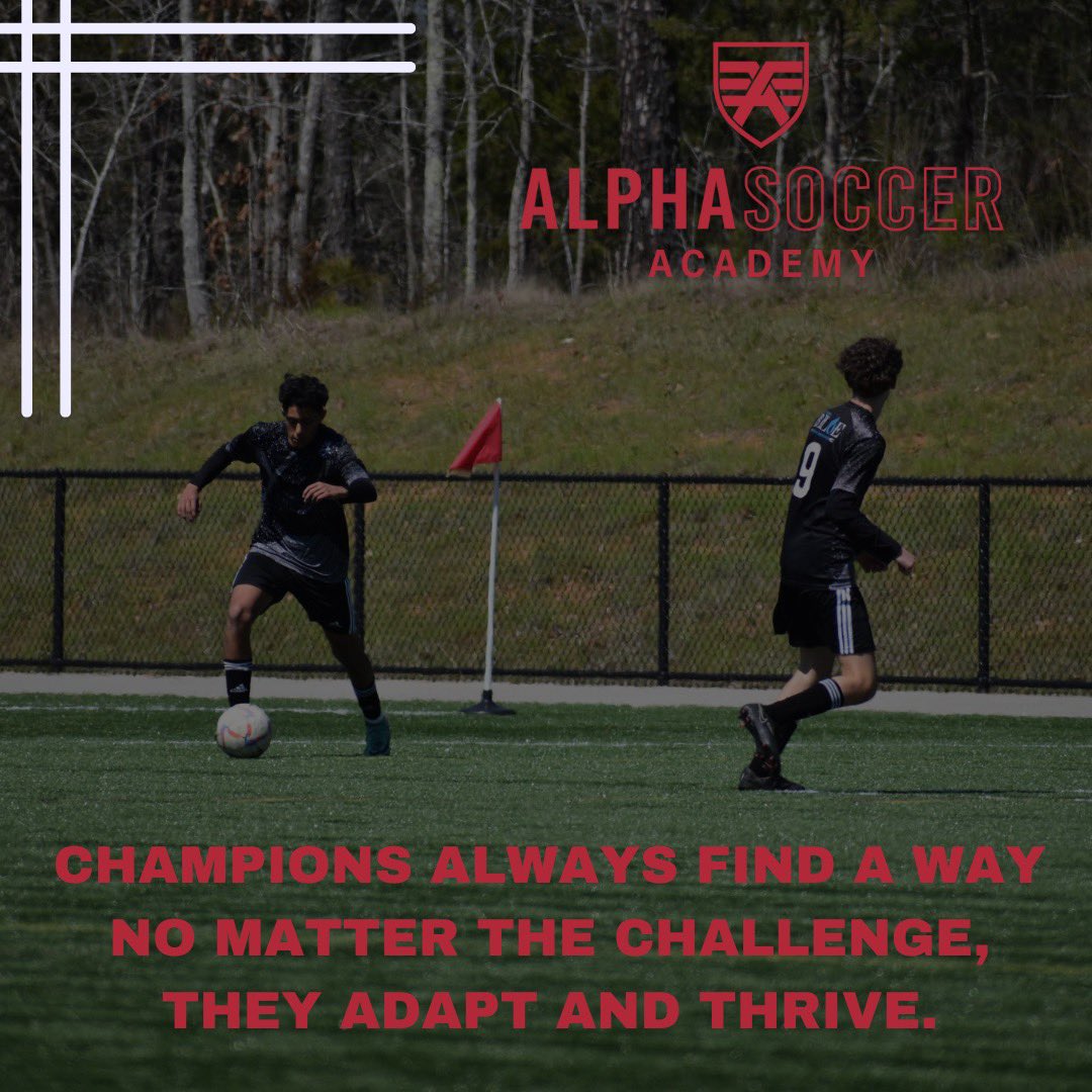 Adapt and thrive #OneFamily #AlphaSoccerAcademy