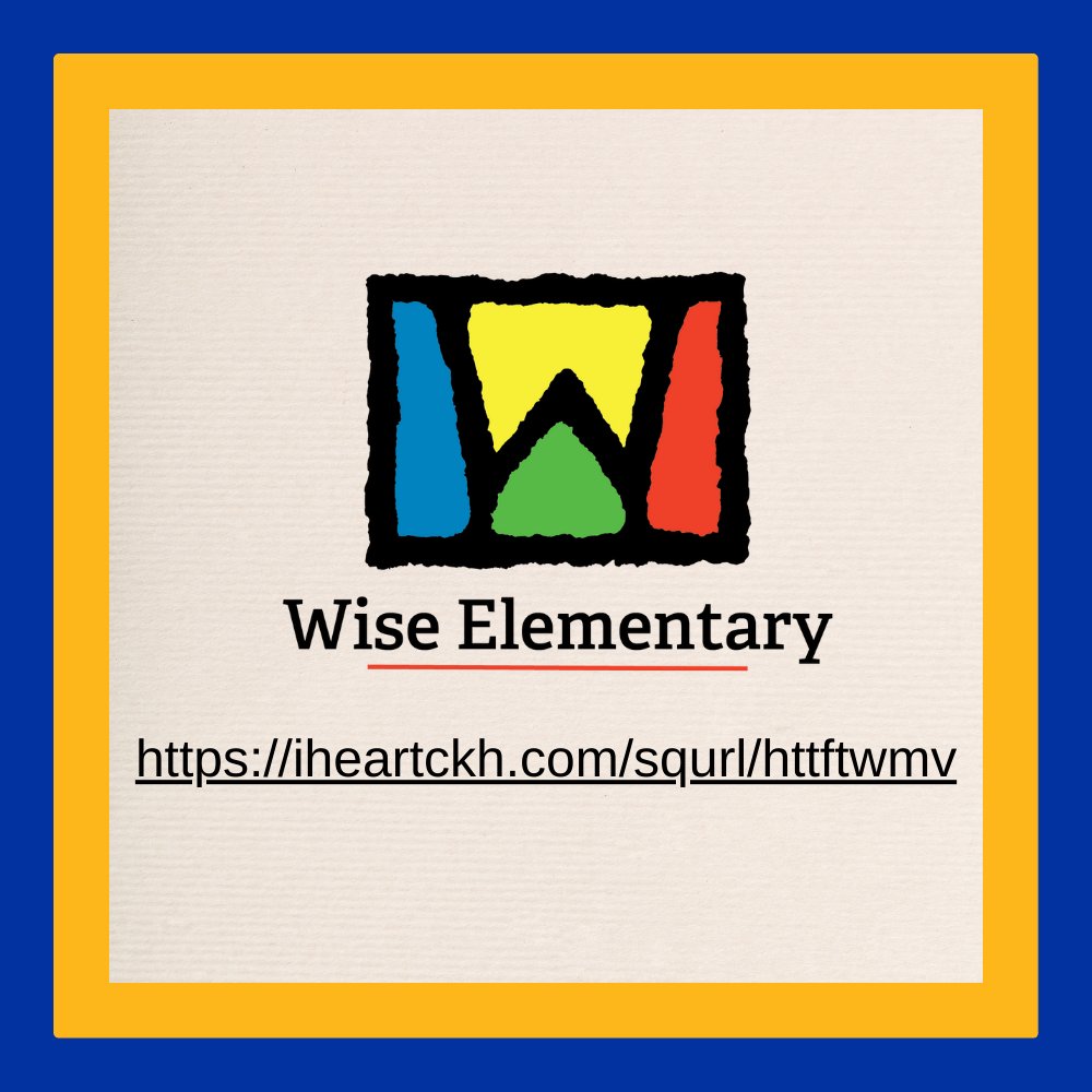 Wise Elementary tweet media