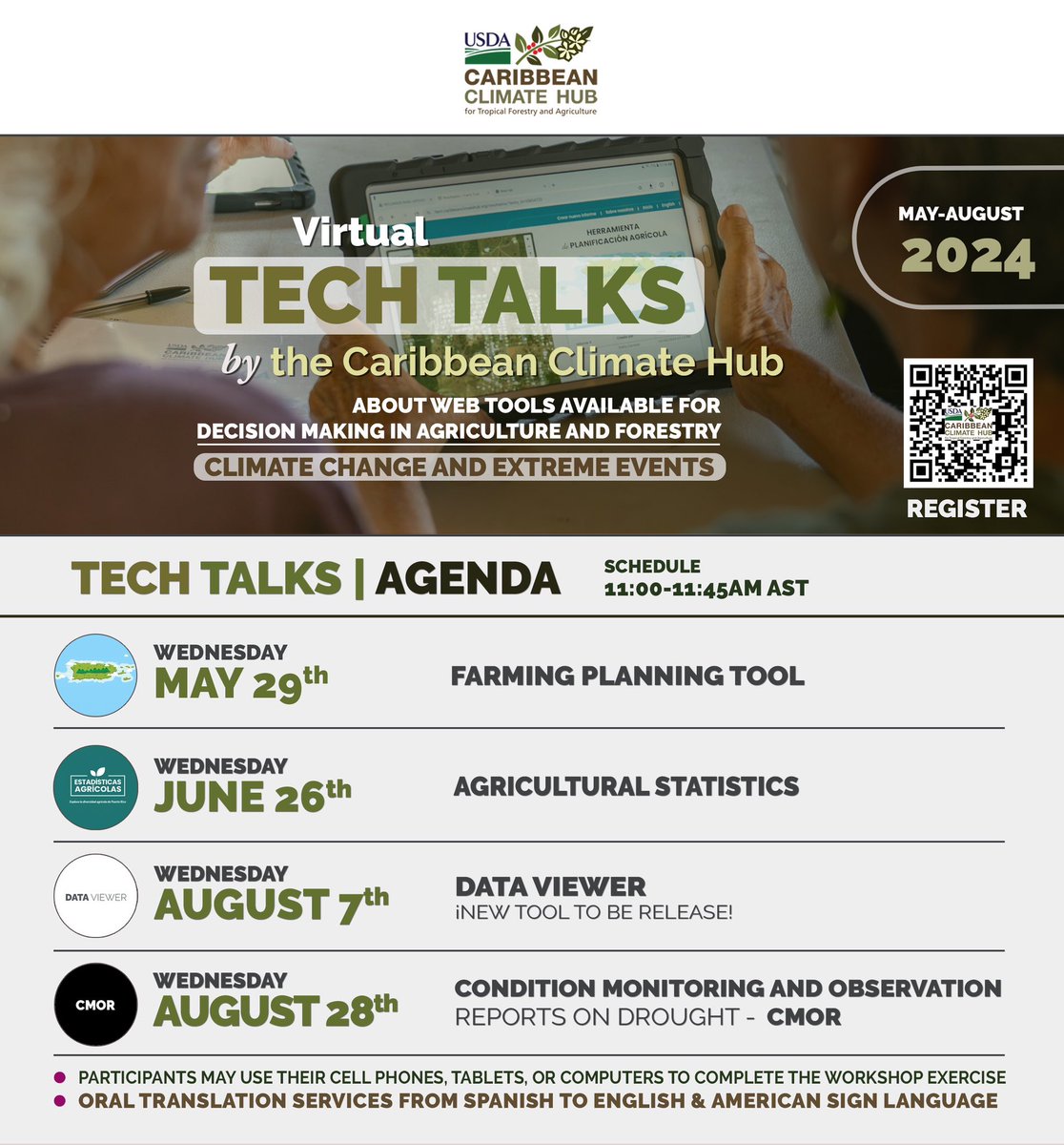 Learn how to use some decision making tools with the Caribbean Hub

Register and get to know more here: bit.ly/3USeEuP