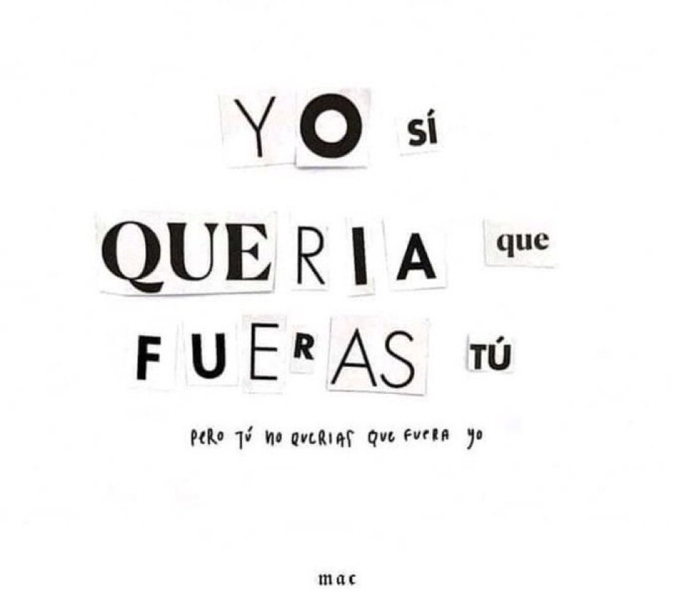yo sí quería