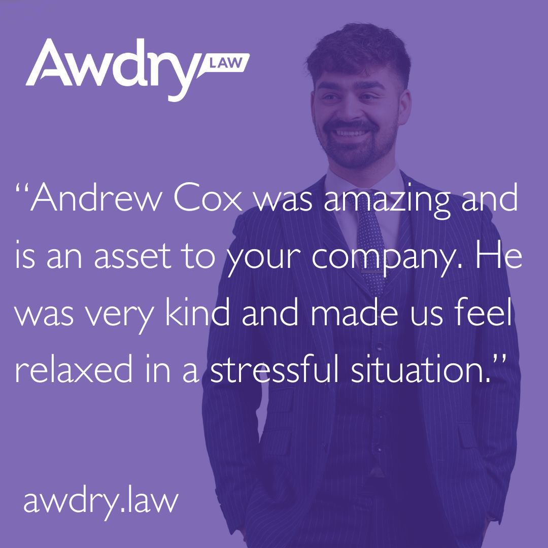 We are committed to exceeding clients’ expectations with our friendly &amp; efficient services. This testimony for Andrew Cox 
demonstrates our dedication to putting clients’ needs at the heart of what we do. Well done Andy!🌟 #clientfeedback