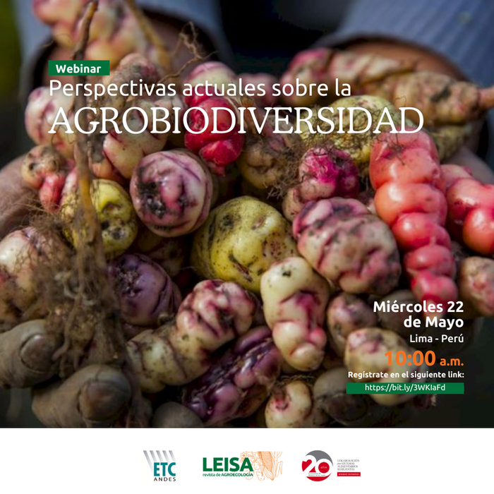 🇵🇪 #Perú Ofrecen webinar sobre agrobiodiversidad → acortar.link/1dAGFw
Bajo el título 'Perspectivas Actuales sobre la Agrobiodiversidad', el webinar proporcionará un espacio para discutir la evolución de los debates en torno a la agrobiodiversidad en la región.