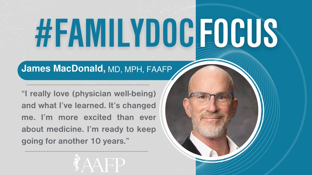 Because of the Leading Physician Well-being program, Dr. James MacDonald is 'more excited than ever about medicine.' Read more from Dr. James MacDonald on the program—and learn how you can join him in tonight's free webinar: bit.ly/3Va2puV