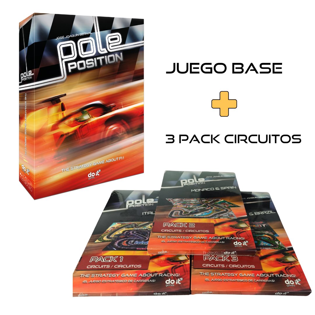 doitgames1's tweet photo. Ya puedes encontrar en tiendas 🏁Pole Position y sus expansiones:
3 Packs individuales con 2 circuitos cada uno.

#poleposition #boardgame  #F1 https://t.co/Rgnx3Sgqiv