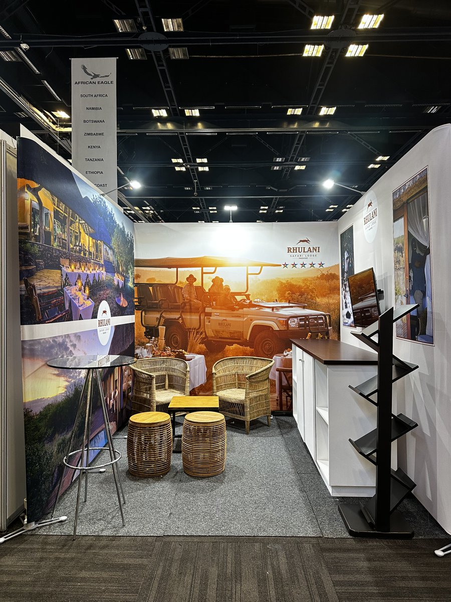 Thanks for sharing #EdgeExpo. We got all the African-feels from the beautiful, authentic  @Rhulani_lodge stand @travel_indaba, hosted at the @DurbanICC

Contact cara@edgeexpos.co.za for any future exhibition needs. #TravelIndaba24 #ATI2024 #VisitSouthAfrica #RhulaniSafariLodge